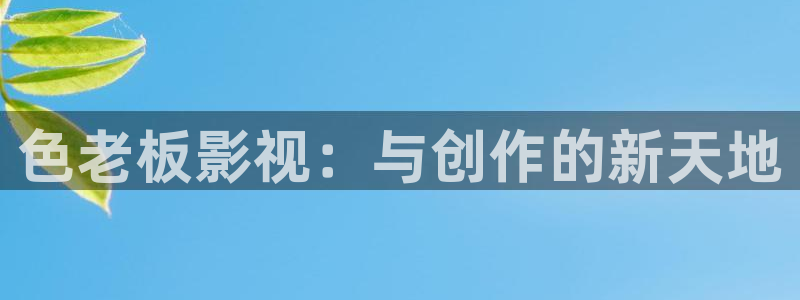 亚洲电影在线不卡av：色老板影视：与创作的新天地